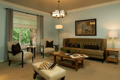Inspiration for a timeless living room remodel in Los Angeles