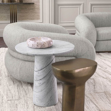 Soft Harmony in Sculpted Neutrals • Curated Room 09