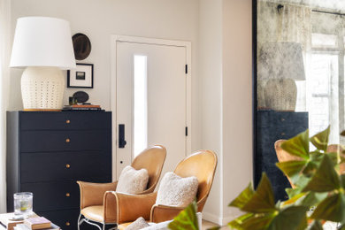 Inspiration for an eclectic entryway remodel in Denver