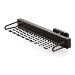 Pull Out Tie hanger (Moka) - Wardrobe Storage Solutions