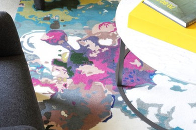 This is an example of a modern living room in Sydney.