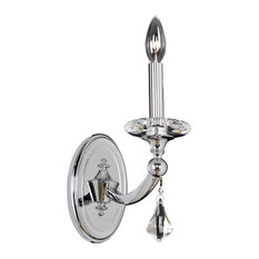 Floridia 1-Light Modern Sconce, Chrome