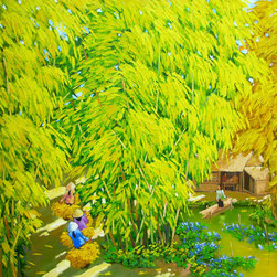 Autumn Pond - Paintings
