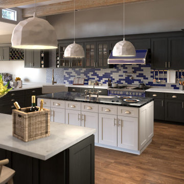 Greystone Shaker Kitchen Cabinets
