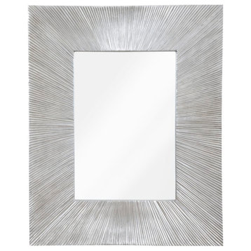 Rivulet Mirror, Silver Leaf