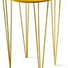 Chele Rounded Coffee Table, Traffic Yellow