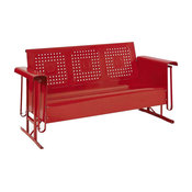 Bates Sofa Glider, Red