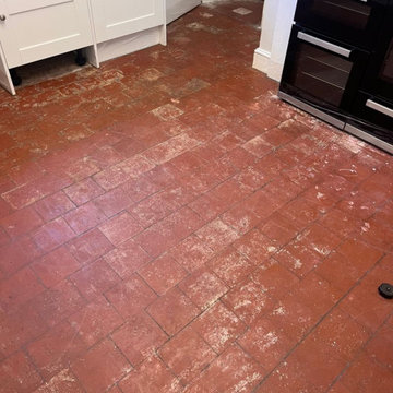 Efflorescence-Stained Quarry Tiled Floor Restored at a Listed Building in Elstow