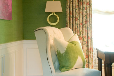 Example of a transitional dining room design in Philadelphia
