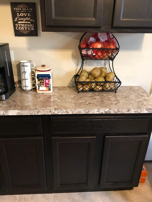 Wall Paint Color For Kitchen With Dark Cabinets Advice Needed