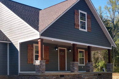 Example of an arts and crafts exterior home design in Other