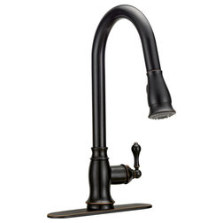 Traditional Kitchen Faucets by Door Corner