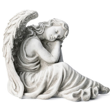 15''H MGO Sleeping Angel  Garden Statue