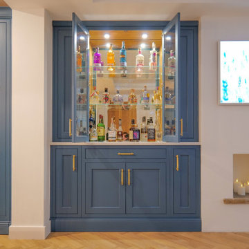 Belgravia Kitchen in Parisian Blue by Portfolio Kitchens