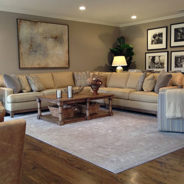 Suburban North Caldwell Family Room