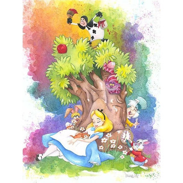 Disney Fine Art Dreaming (Alice) by Michelle St Laurent, Gallery Wrapped Giclee