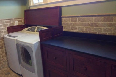 Custom laundry room! Update and organize.