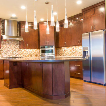 Redlands Kitchen Remodel: Lighting Variations, Contemporary Traditional