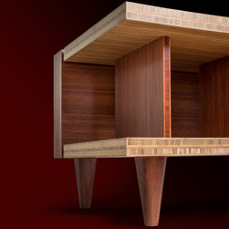 Sine Coffee Table End View, Left - Coffee Tables