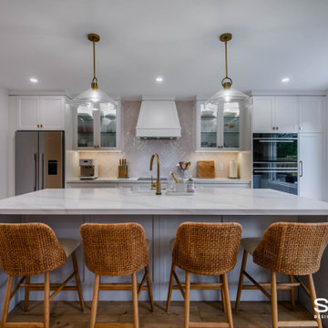 Main Floor Kitchen, Dining, and Powder Room Remodel in Thornhill