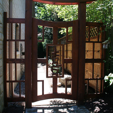custom hand rail and gate