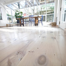 White washed floors