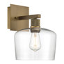 Antique Brushed Brass - Clear Glass