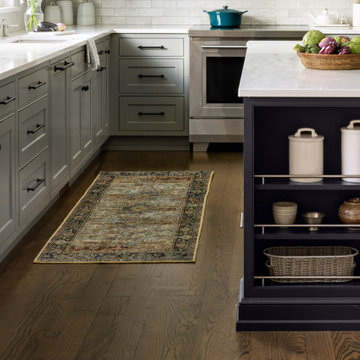 Nimbus and Grey Wood-Mode Cabinets in West Chester Kitchen Remodel
