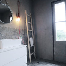 upstairs