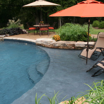 Freeform Pool & Waterfall