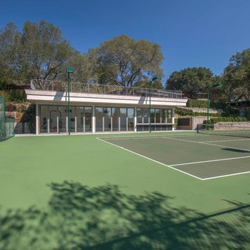 Remodel addition: Gym, tennis court, bar