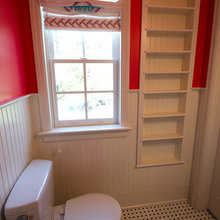 bathroom shelving