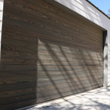 Real Wood Overhead Garage Doors Minimalistisch Garage