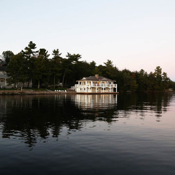 Boathouse on Lake Muskoka