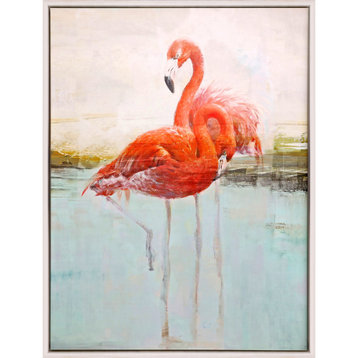 Wading Flamingo I Artwork