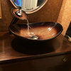Novatto Rena Oval Glass Vessel Sink