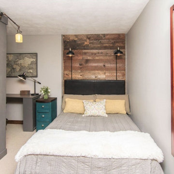 Multi-purpose Bedroom with Work Area and Reading Nook | Before & After