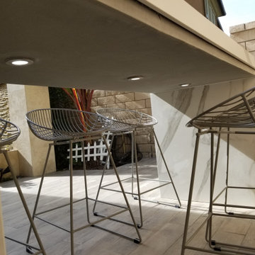 modern L-shape BBQ in Lake Forest