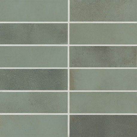 Celine 2" x 6" Matte Porcelain Floor & Wall Tile, Sage (66-pack/5.33 sqft.)