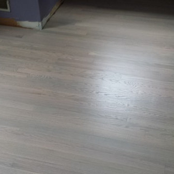 Modern Light Grey Wood Flooring