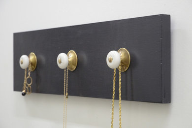 Wall rack - jewelry display - hat rack