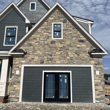 Custom Blend of Dutch Harbor and Sierra Vista Real Thin Stone Veneer Exterior