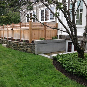 Avon with Barrett Top Privacy Fence