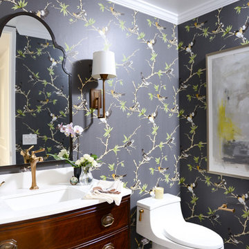 POWDER ROOM REMODEL | Contemporary Home Remodel | Part Four