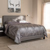 Audrey Fabric Upholstered Bed, Light Gray, King