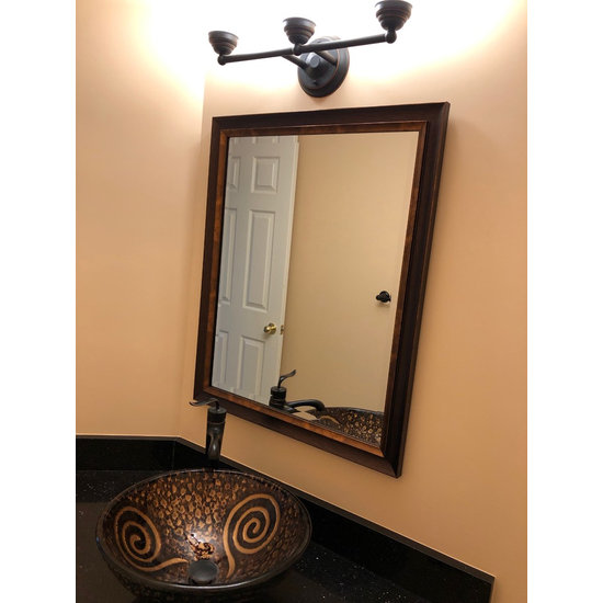Oil Rubbed Bronze Mirror Transitional Wall Mirrors by Head West, Inc.