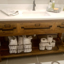 Wood Bathroom Vanity - Bathroom Cabinets
