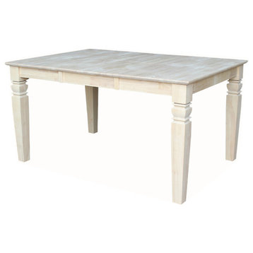 Java Butterfly Leaf Dining Table - 18" Leaf