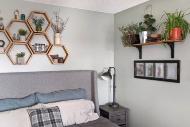 Inspiration for a transitional bedroom remodel in Edmonton