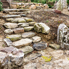 rock/flagstone patio